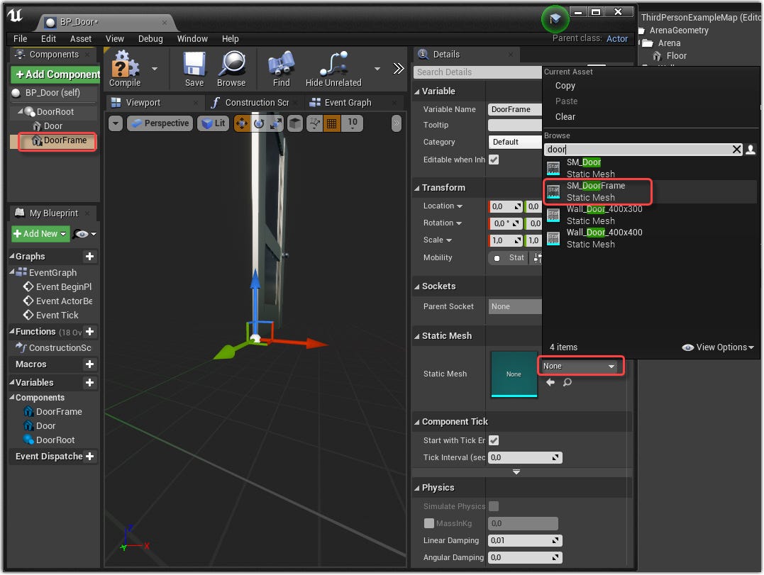 Unreal Engine. Character Interaction With an Object and Animation by