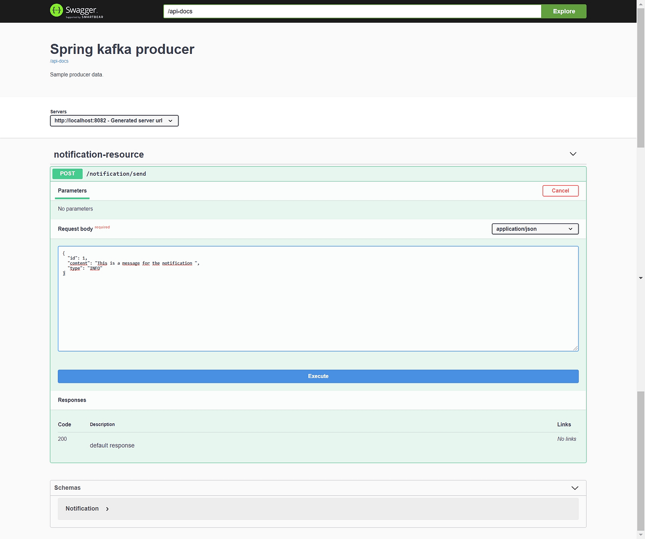 Realtime web notification Using Apache Kafka, Spring WebSocket and