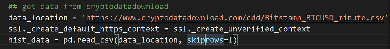 Crypto data using Python Coinmonks