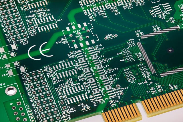 Primary electronic components of (PCB) printed circuit