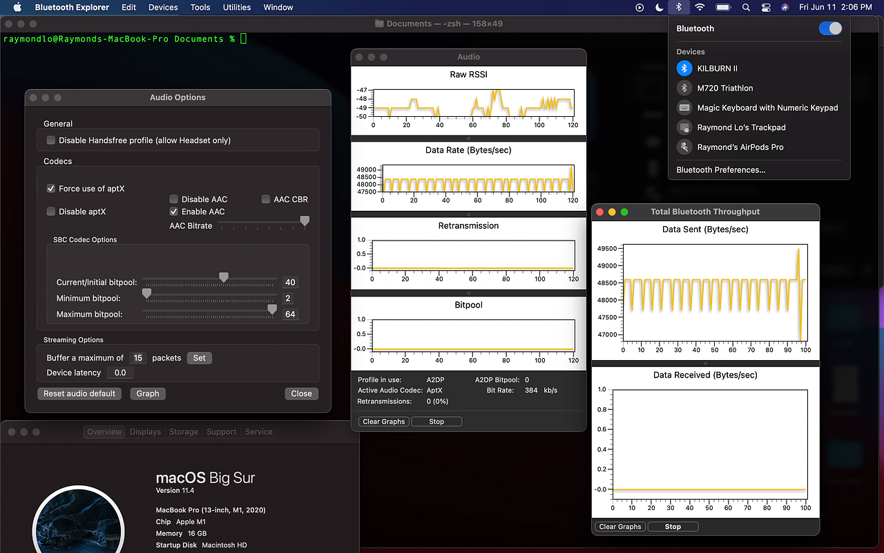 How to enable aptX on Mac OSX (Big Sur) and Apple M1!!! by Raymond Lo