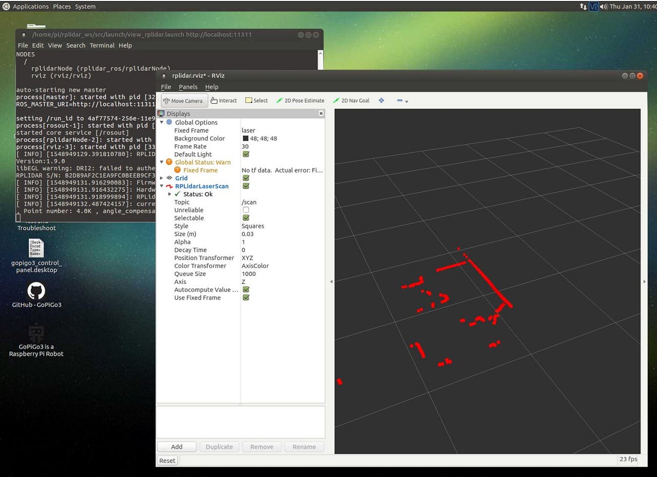 Installing the RPLidar Lidar Sensor on the Raspberry Pi by Dexter