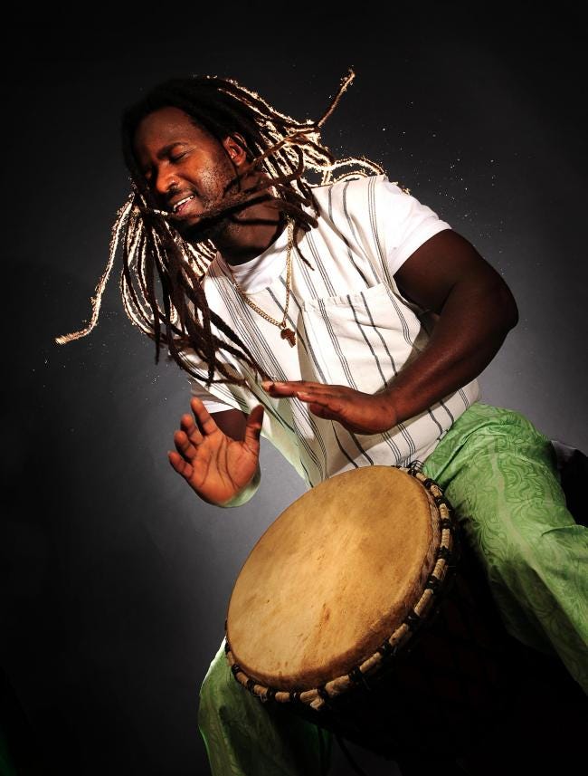 Playing Hand Drums. Playing musical instruments is a hobby… by Drum Factory Bali Medium