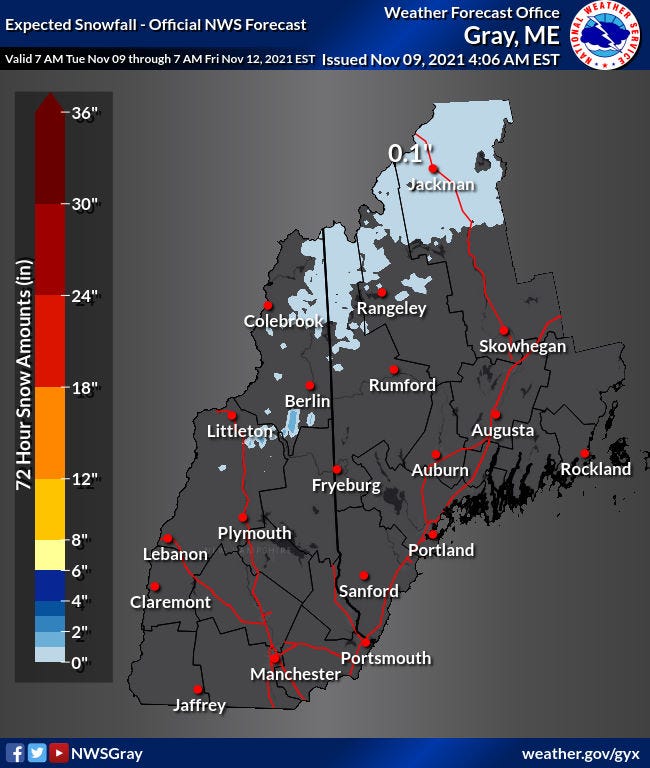 Will it Snow Soon in New Hampshire? by Todd B. Bates/NH EnviroGuy blogger Nov, 2021 Medium