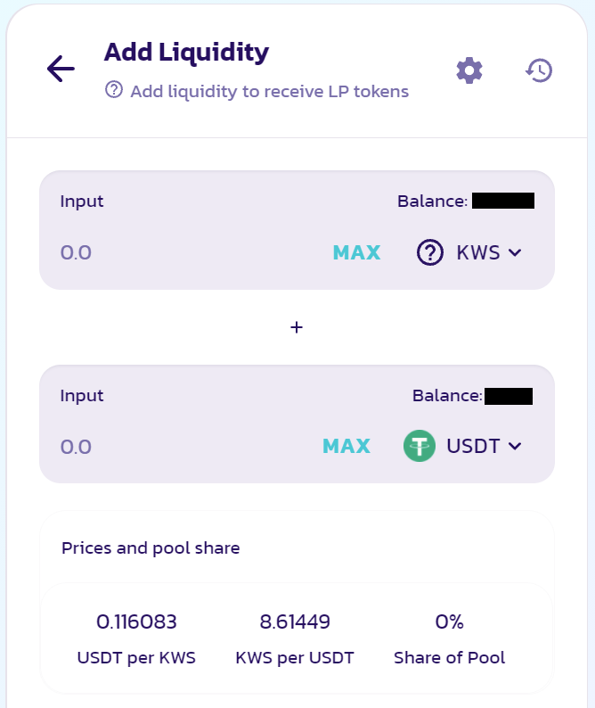 KWS Farming Preparation — How To Add Liquidity On PancakeSwap by