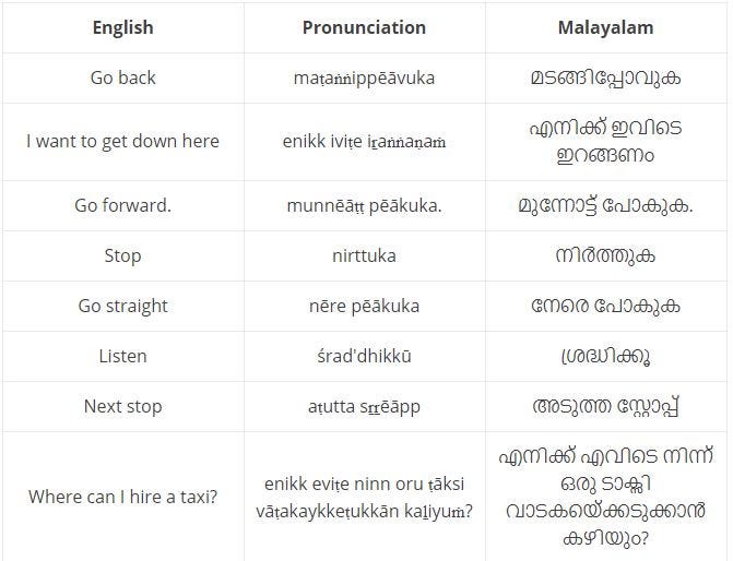 Basic Malayalam Words And Phrases — An Easy 2021 Guide by Ling Learn