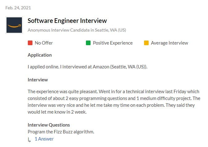 5 Most Commonly Asked Questions During the Amazon Software Engineer