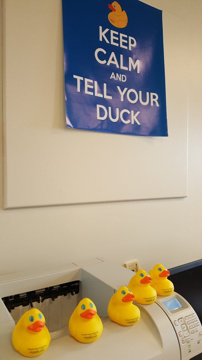 Rubber Ducking What It Is and Why It Works by Jay Kim Medium