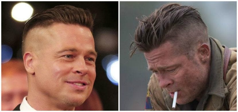 Brad Pitt Fury Haircut Poster hairstyle how to make