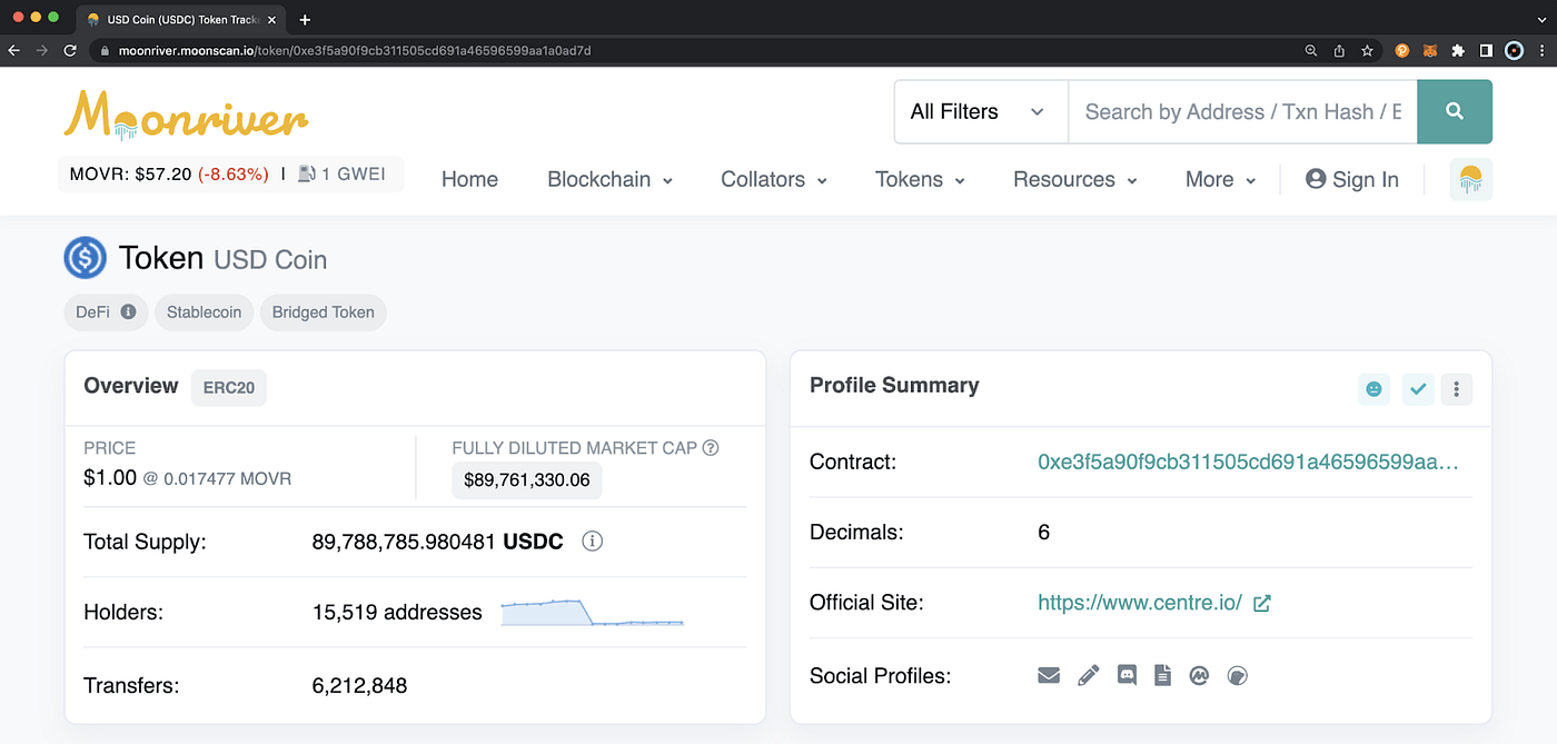 Add Token Information on Moonscan by Erin Moonbeam Network Apr