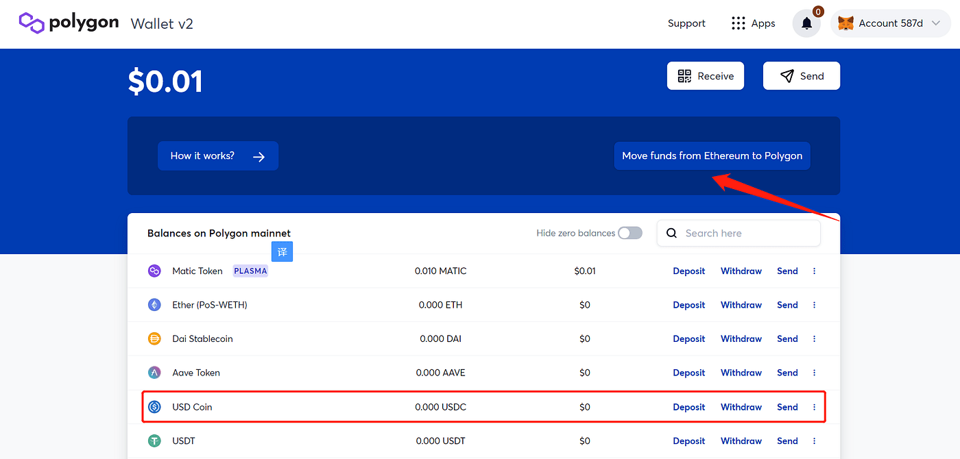 How to make USDC from Etherum crosschain to Polygon? by LoserChick