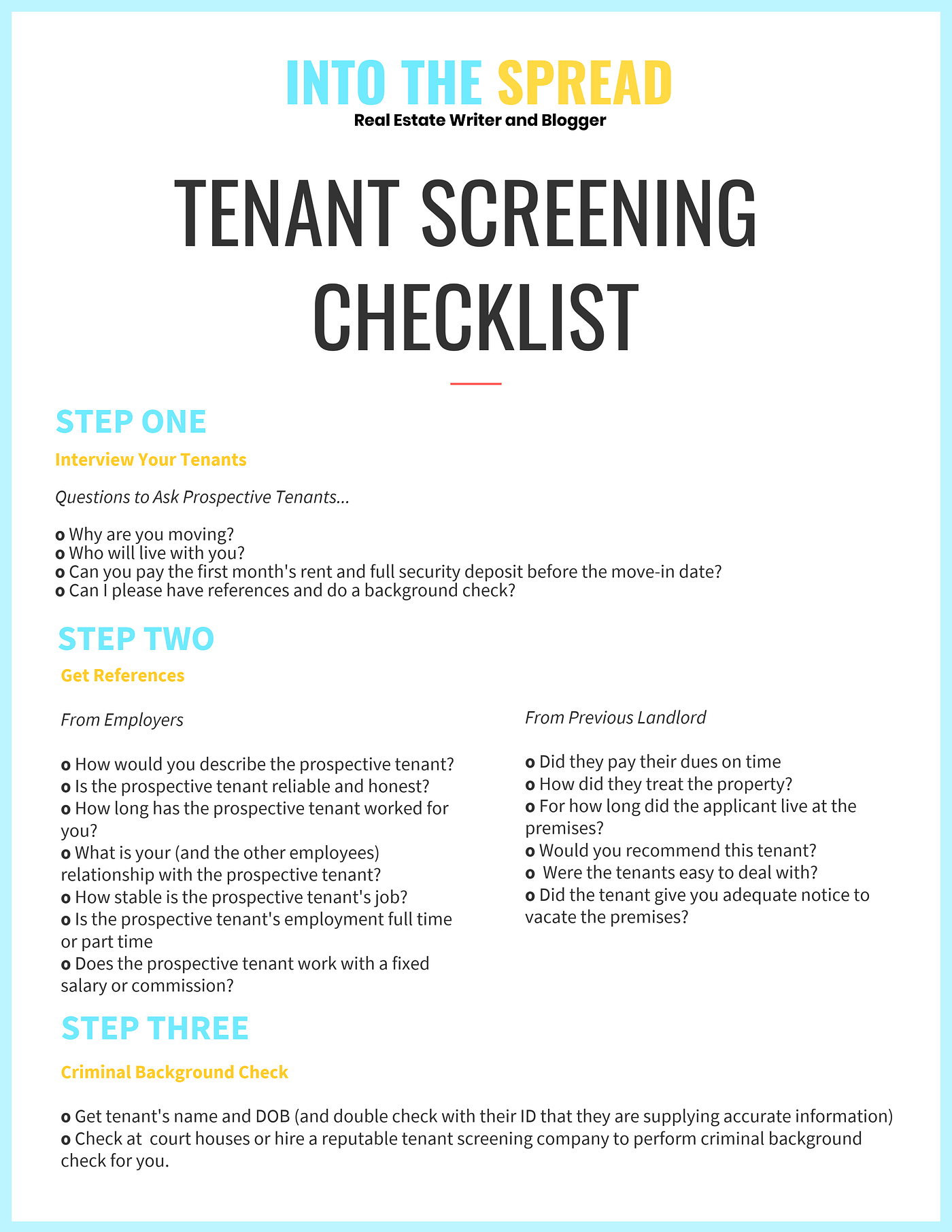 The Ultimate Tenant Screening Checklist Every Smart Landlord Needs by