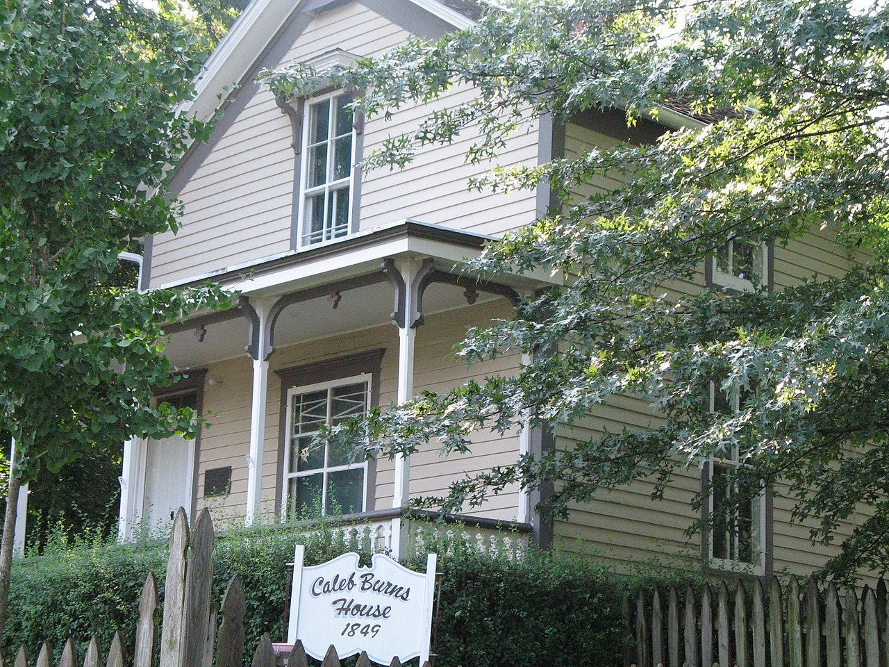 The Historic Caleb Burns House In Maryville, Nodaway County, Missouri