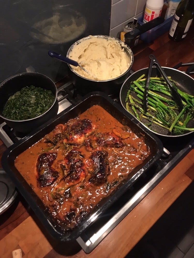 HONEY MUSTARD CHICKEN CASSEROLE WITH CARAMELISED LEEKS by CHERIBOU Medium