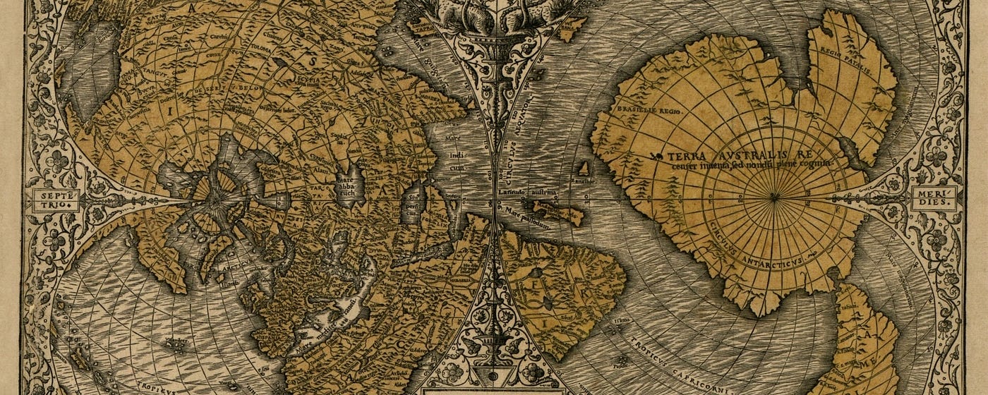 Oronce Fine Map Antarctica Incredibly Credulous. Some People Will Believe Anything. We… | By T.k. Finch | Medium