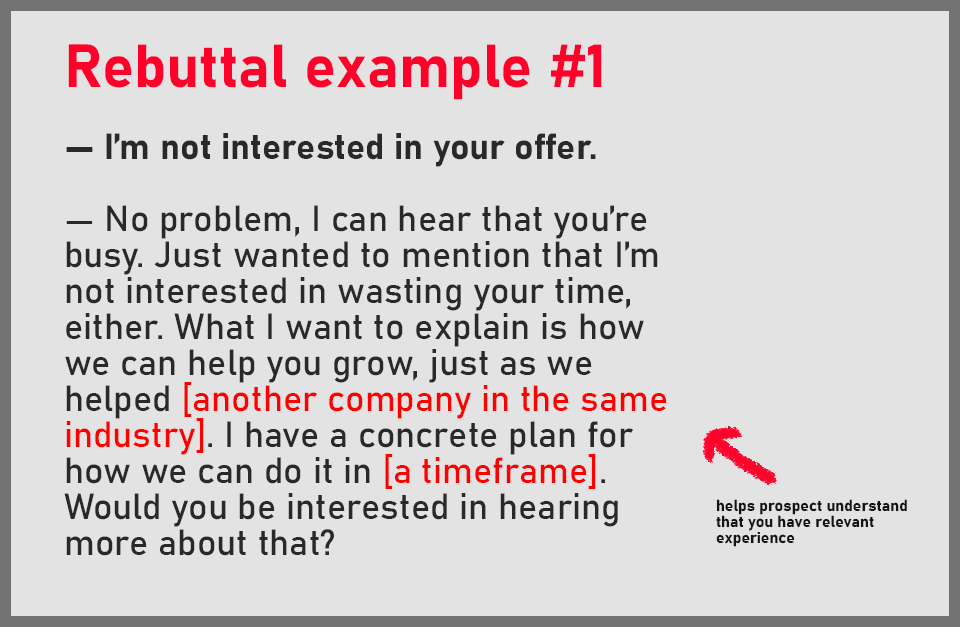 7 witty rebuttal examples to help you challenging cold calls