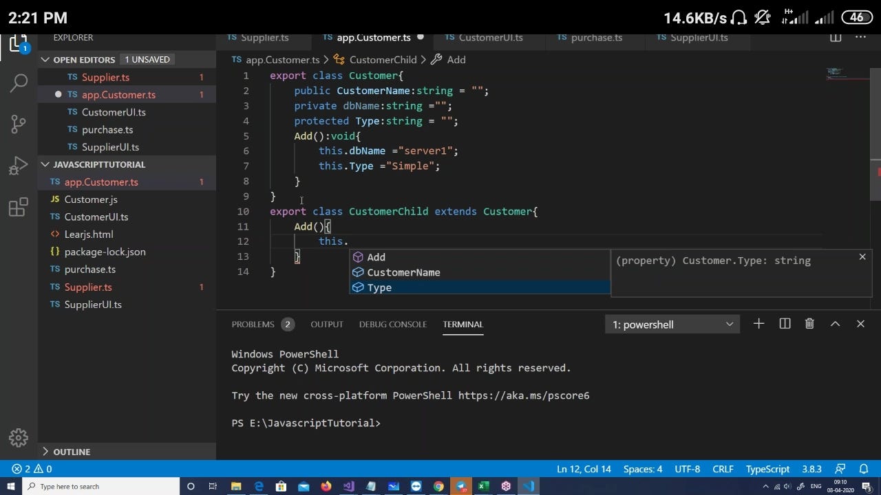 Access modifiers And Constructor in Typescript by Pooja Shinde Medium