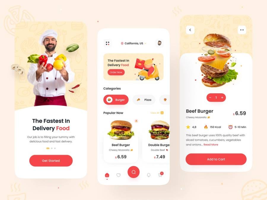 15 Best Delivery App Examples & Templates in 2021 by Amy Smith UX