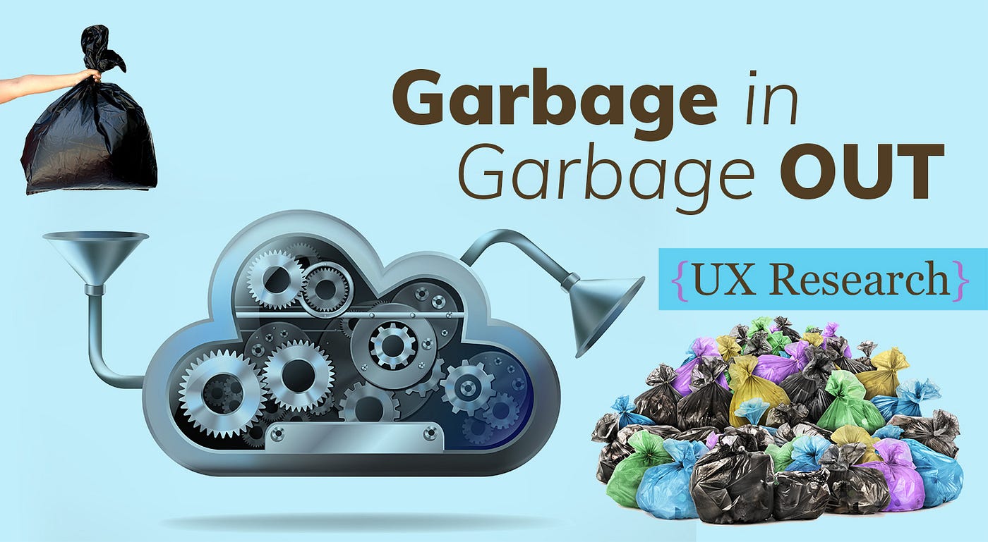GIGO — Garbage in Garbage Out Concept for UX Research by Alok Kumar