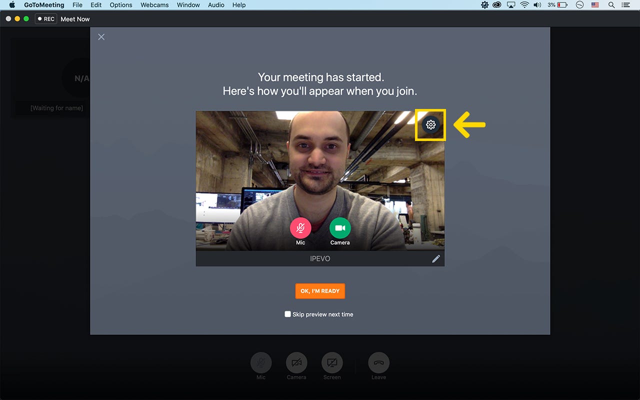 Setting up IPEVO document camera with GoToMeeting On IPEVO