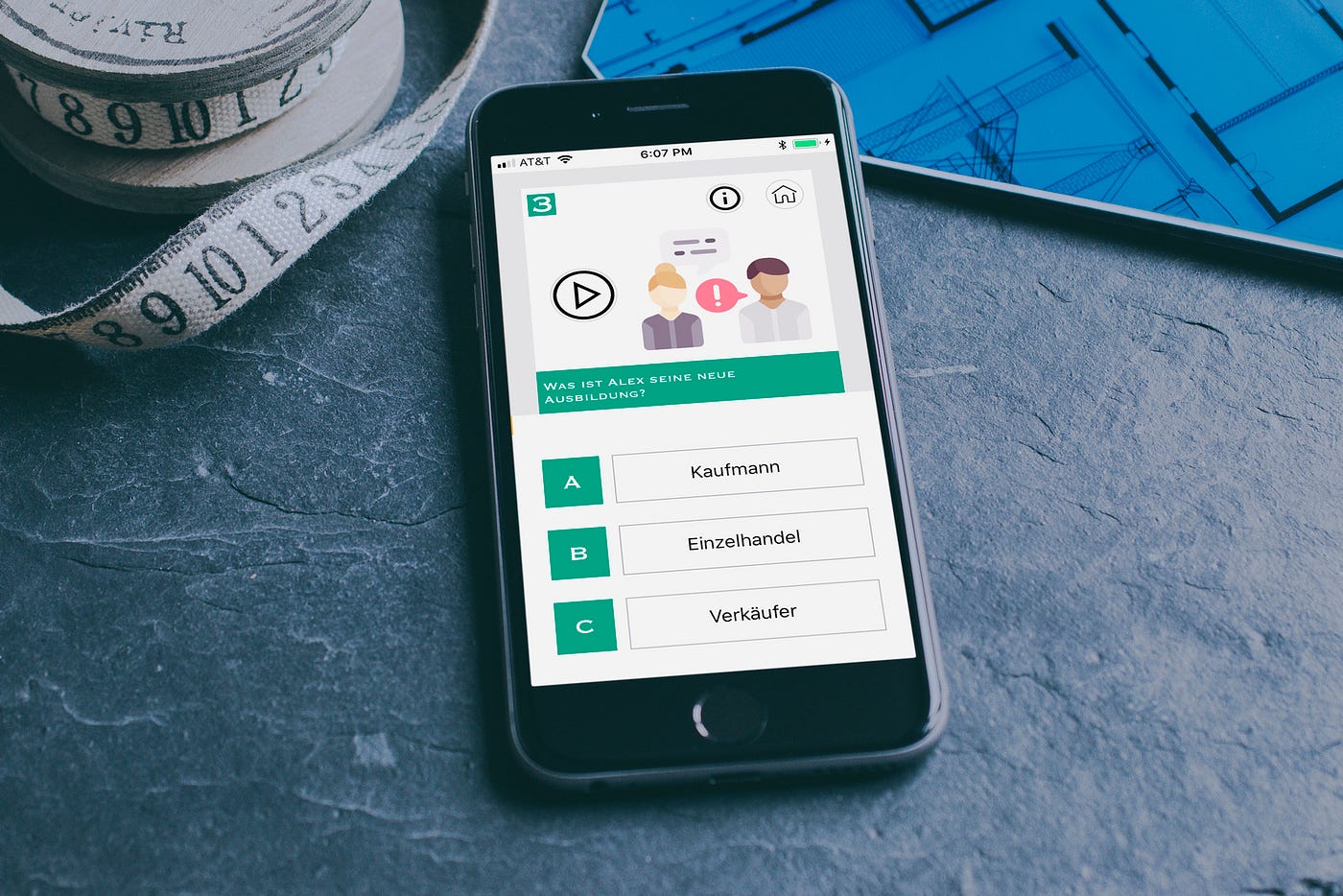 German A1 Practice (Goethe A1 Exam) App by Anthony Schwartz Medium
