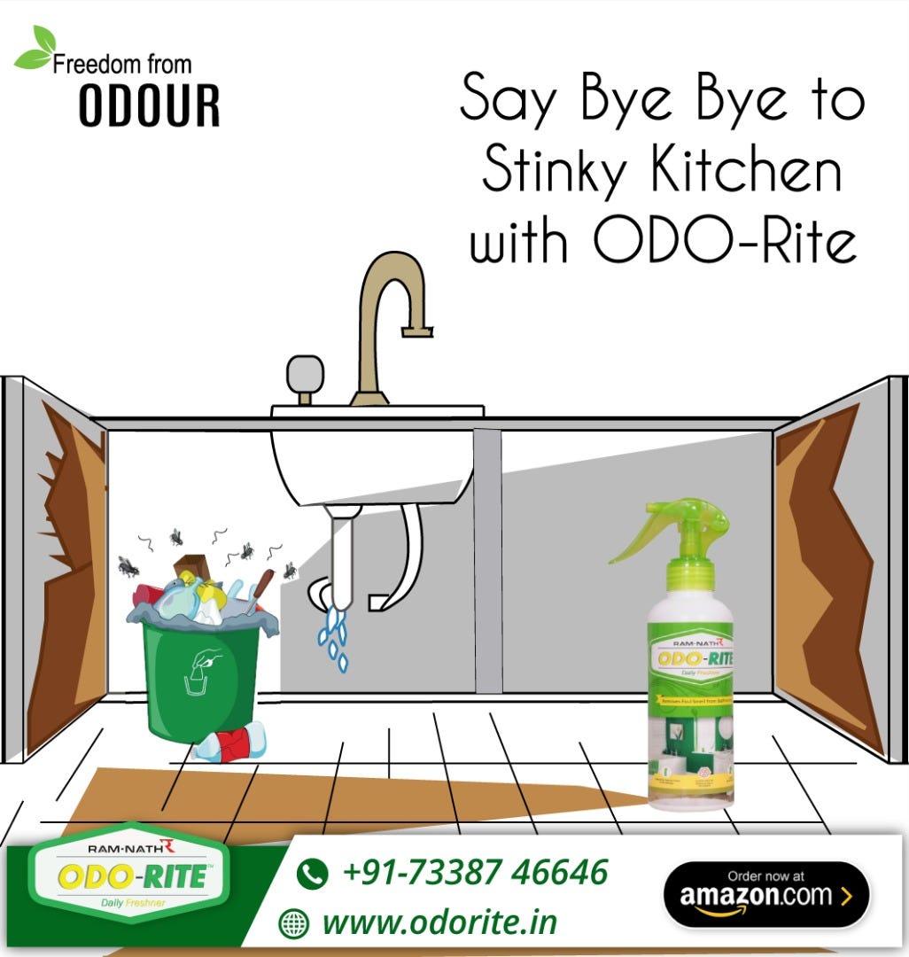 Get rid of the smell under your kitchen sink by HARI NARAYANAN V Medium