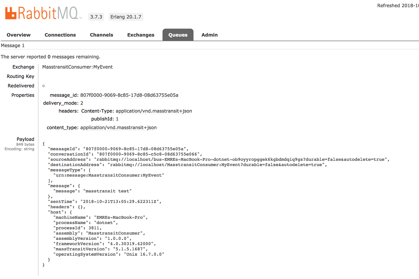 How to consume messages from Java applications with