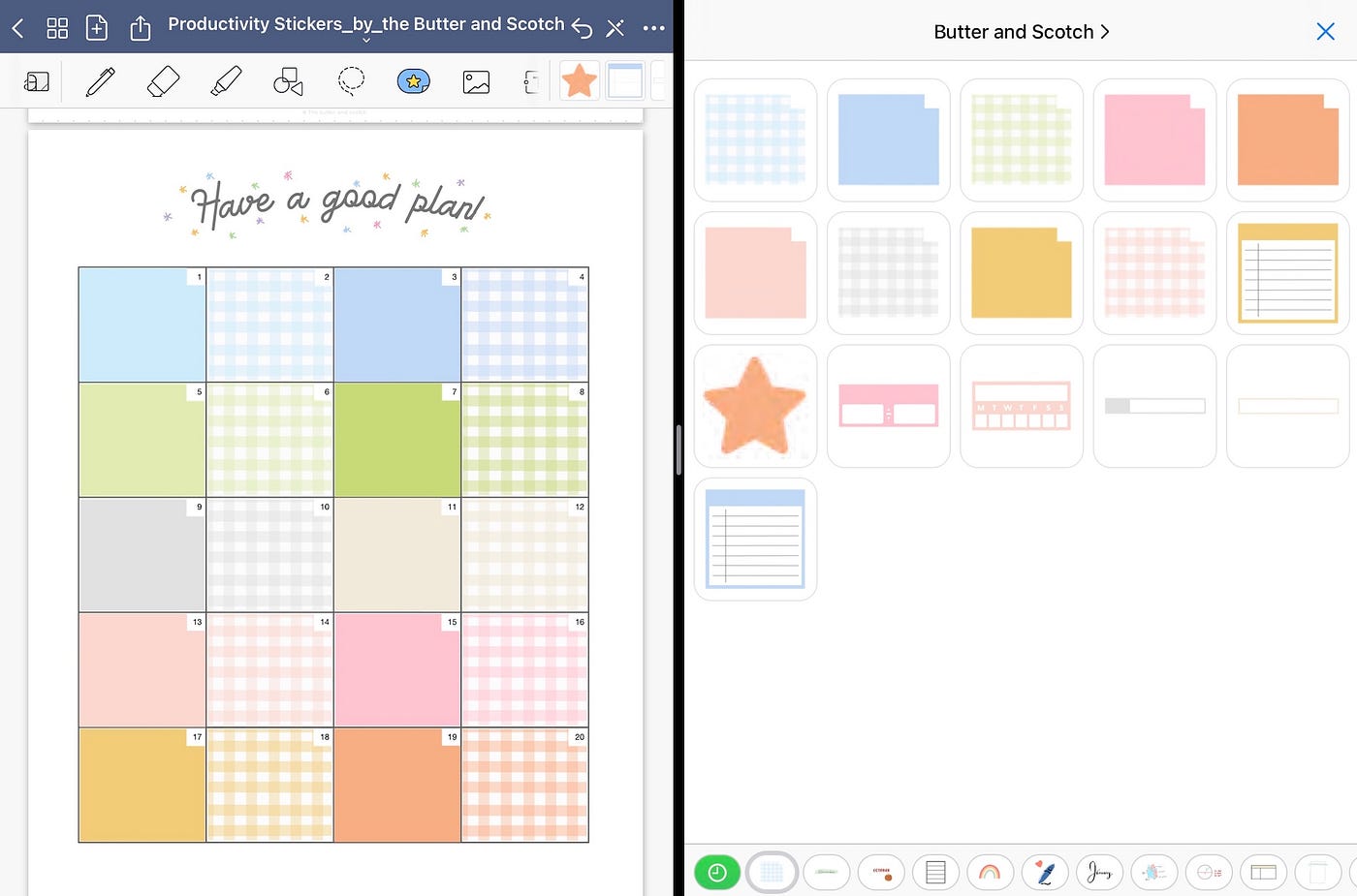 Drawing & Illustration Goodnotes sticker Digital