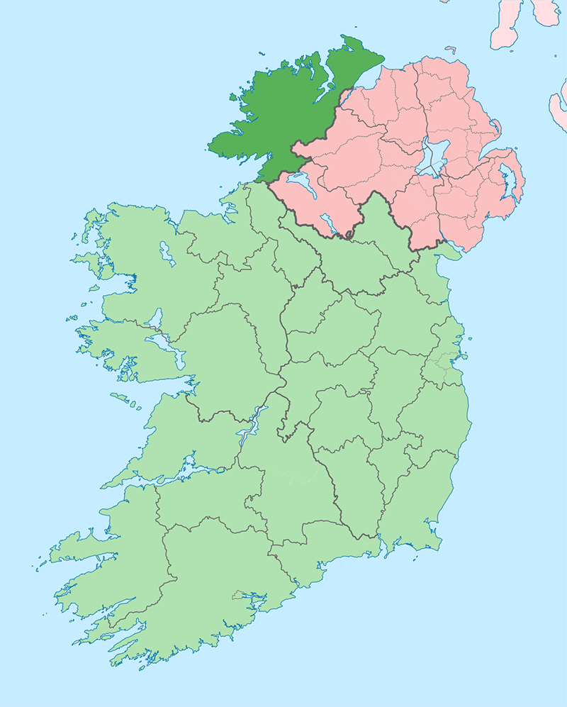 Map Of West Donegal Visit Donegal, Ireland For A Lot Of Craic | By Contented Traveller | Medium