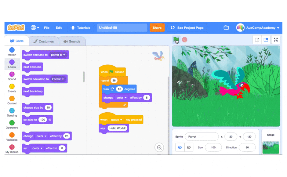 Teaching Coding and Digital Technologies Using Scratch