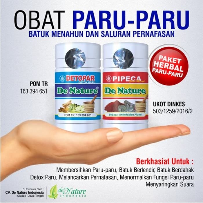 Obat Herbal Produk De Nature Untuk Jantung Berdebar Disertai Badan