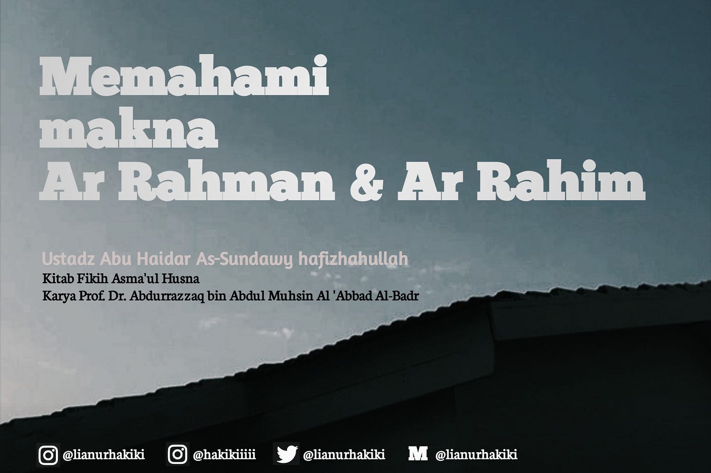 Arti Ya Rahman Ya Rahim