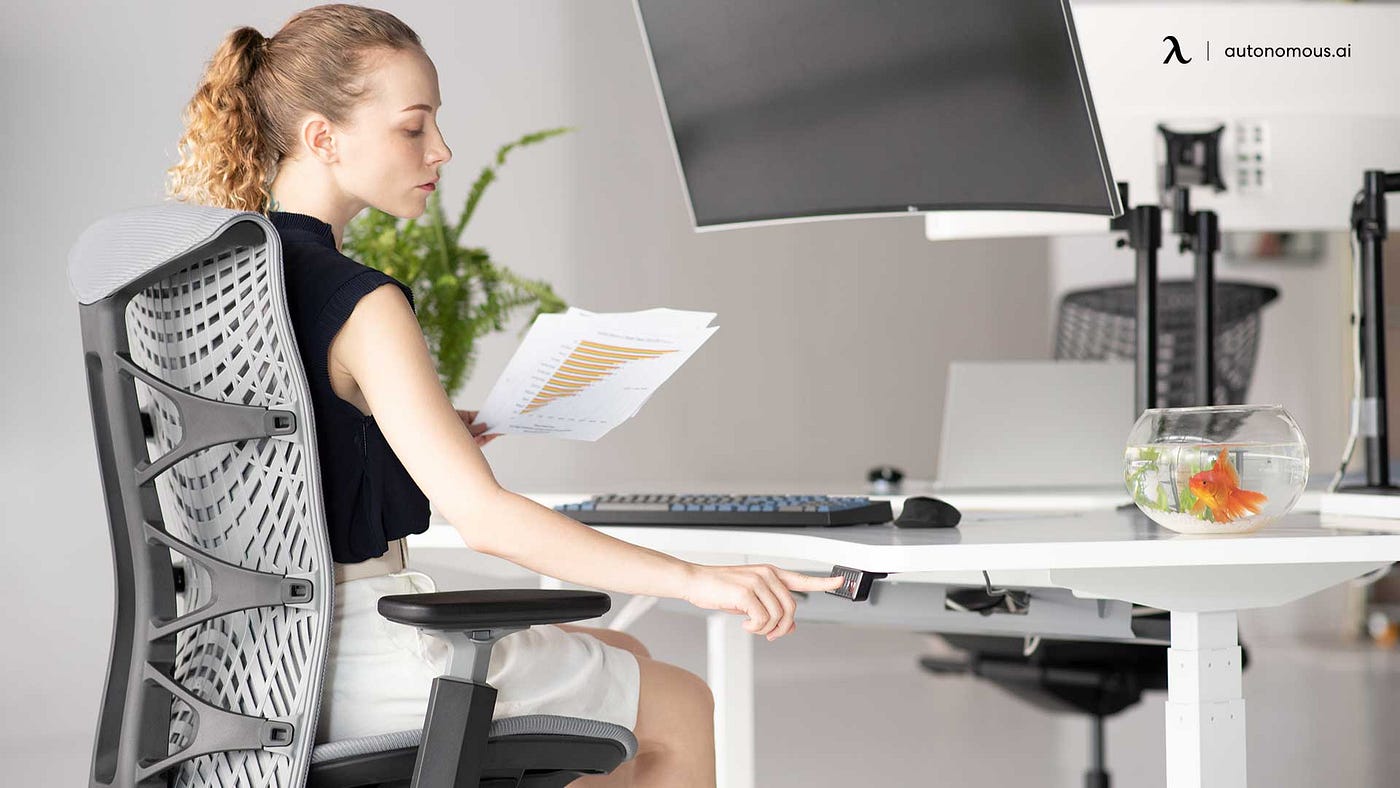 Sale > ergonomic desk setup at home > in stock