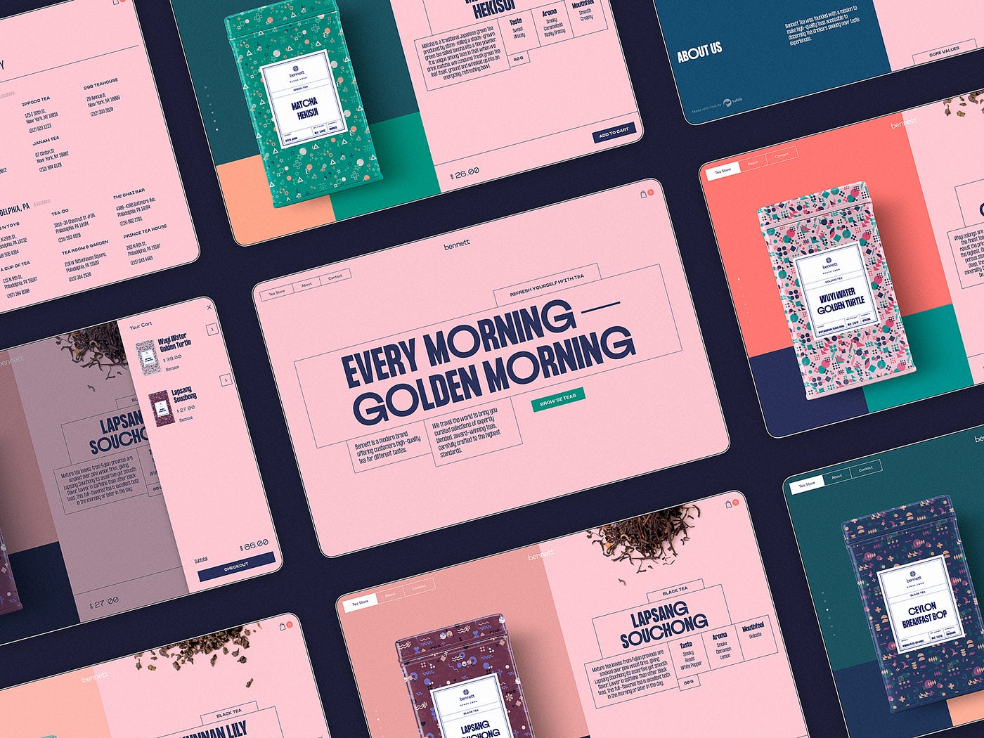 Case Study Brand Identity and  Design for Tea Brand by