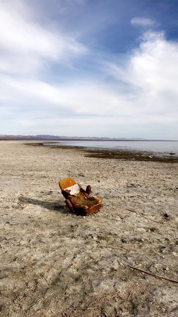 Salton Sea. You will encounter the smell last of… by Matthew Stuart