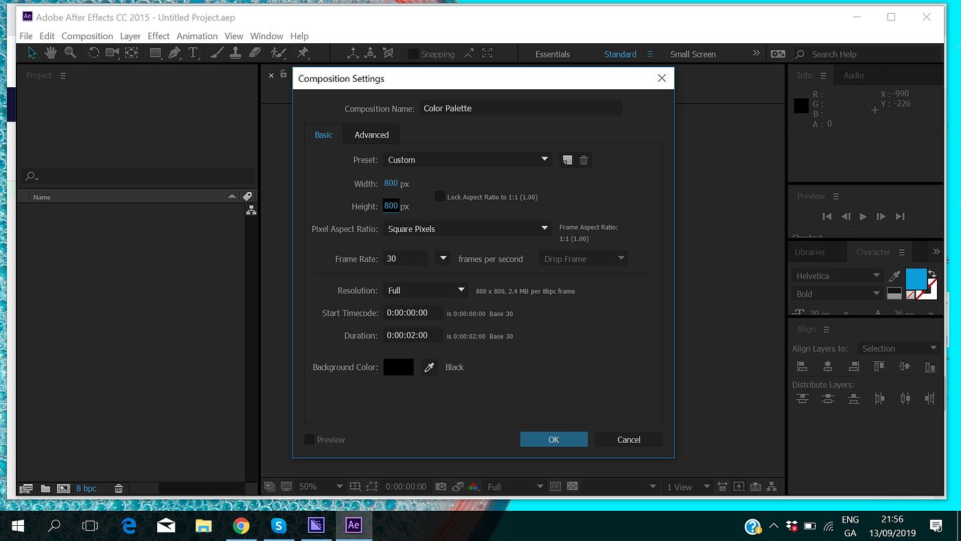 How to create timesaving color palettes in After Effects by Sarah