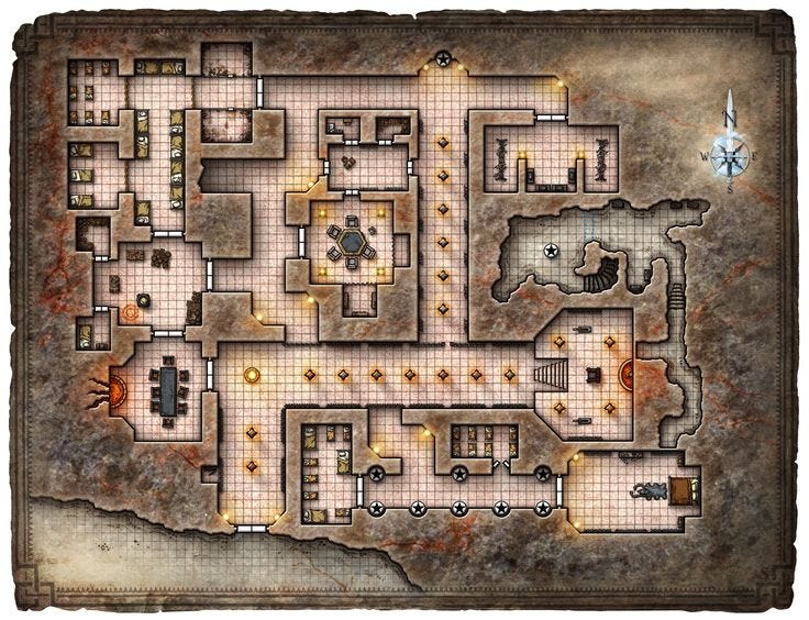 Dungeon Crawl Map Maker Dungeon With Rooms Algorithm For Javascript Ultimate Begginer Guide! | By Victor Catalin Torac | Medium