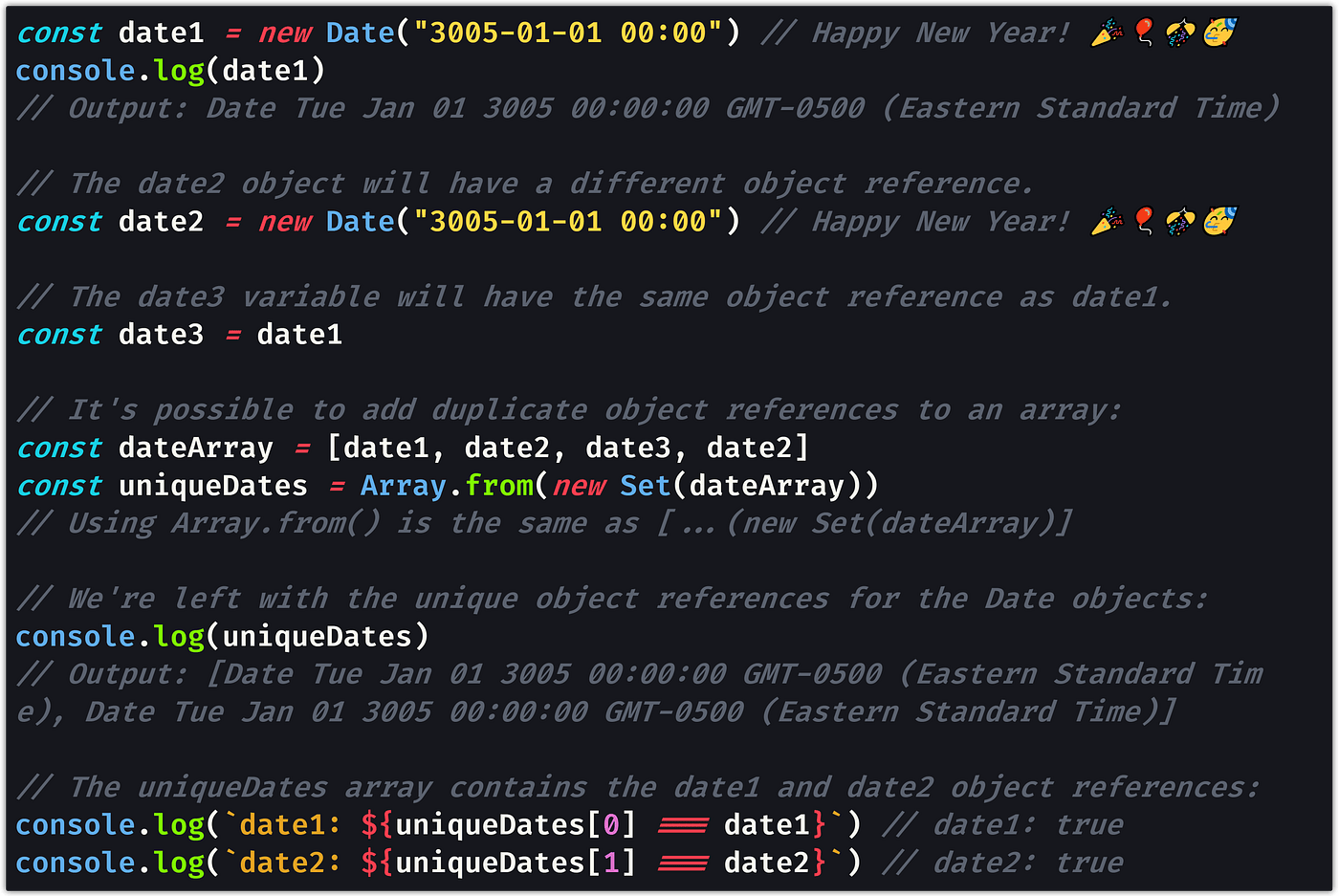How to Find Unique Dates in an Array in JavaScript by Dr. Derek