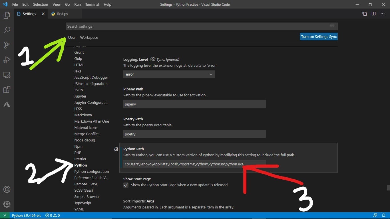 How to Set Default Python Interpreter in VS Code by Nibesh Khadka