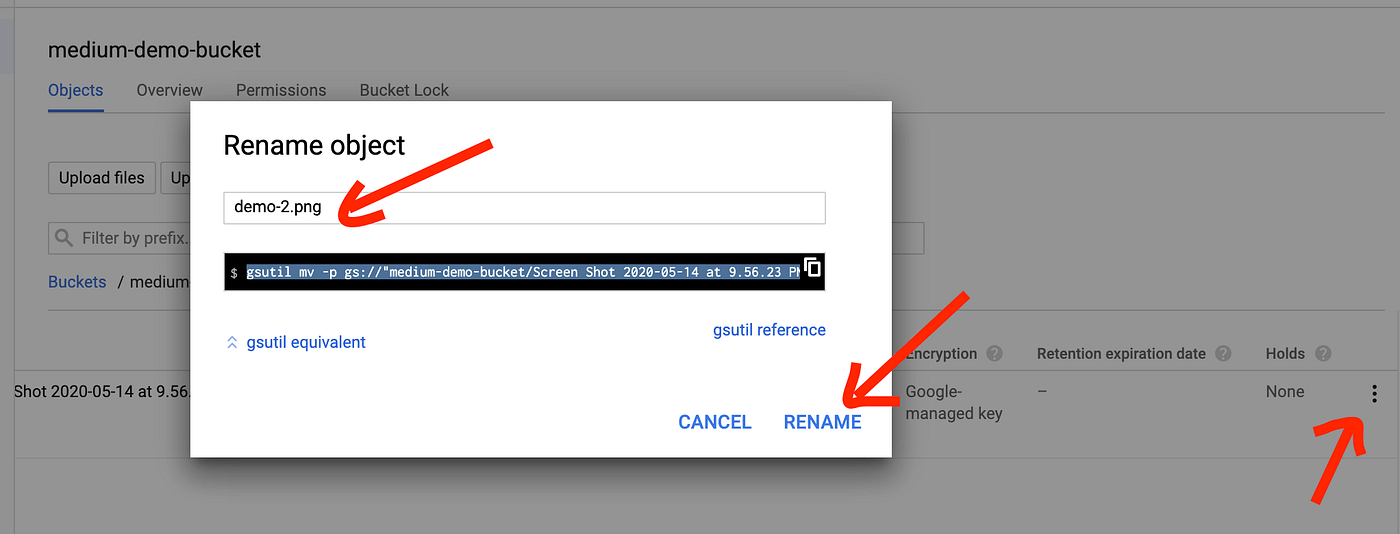 GCP Cloud Storage — manage bucket and objects by ber H. Lin Medium
