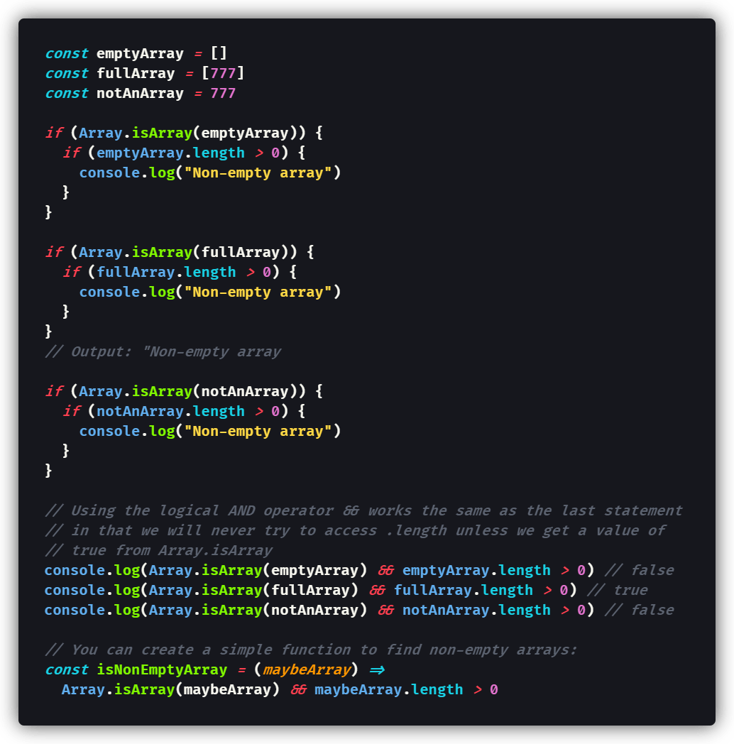 How to Check for an Array in JavaScript by Dr. Derek Austin 🥳
