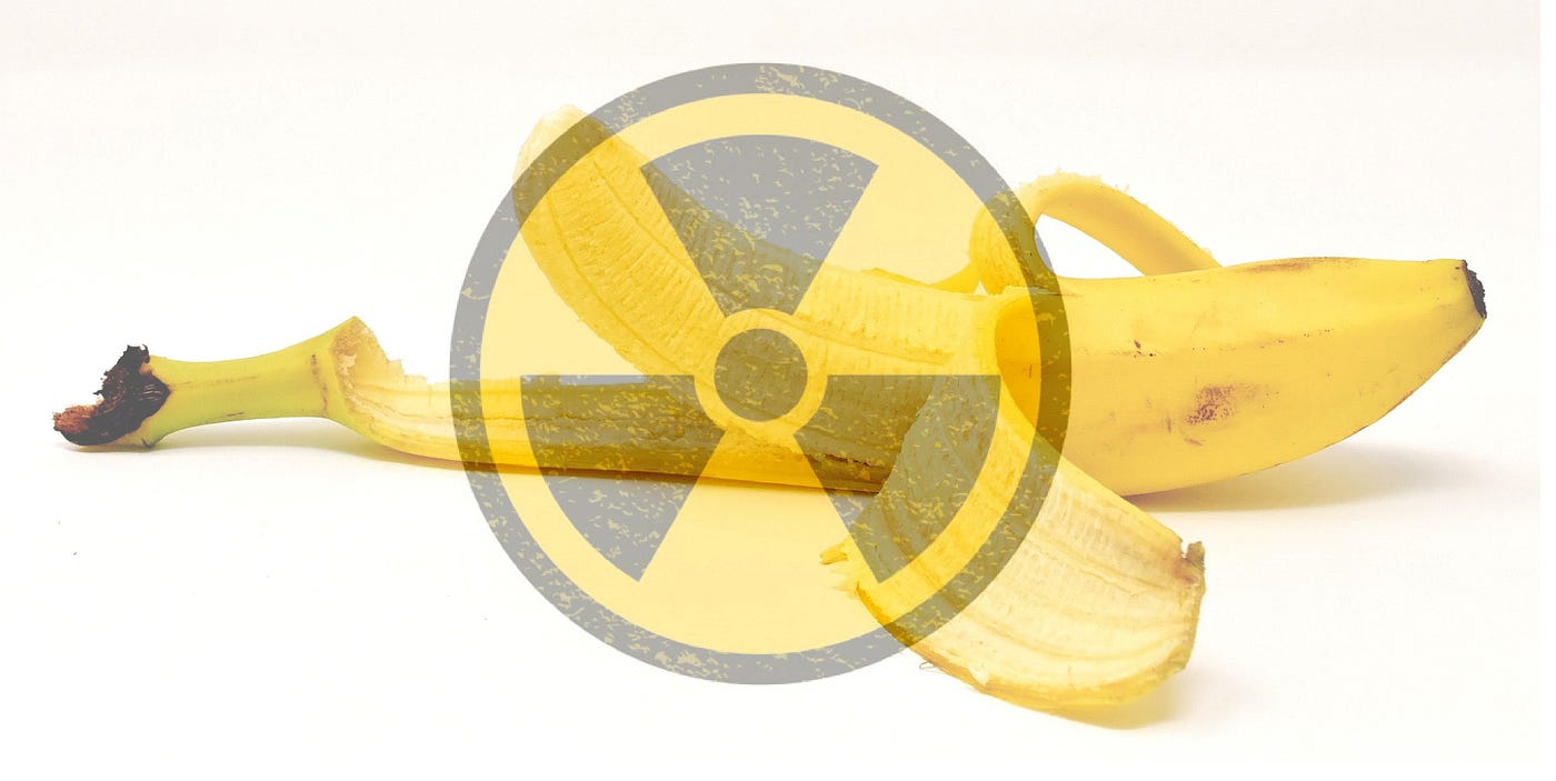 Did you know that bananas are naturally radioactive? by Stefan