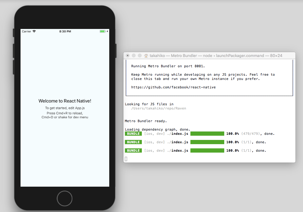 `reactnative bundle` hangs during “Loading dependency