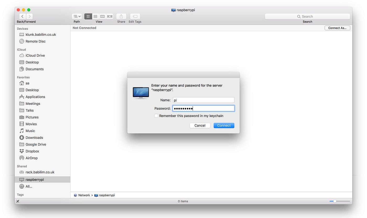Adding an External Disk to a Raspberry Pi and Sharing it Over the