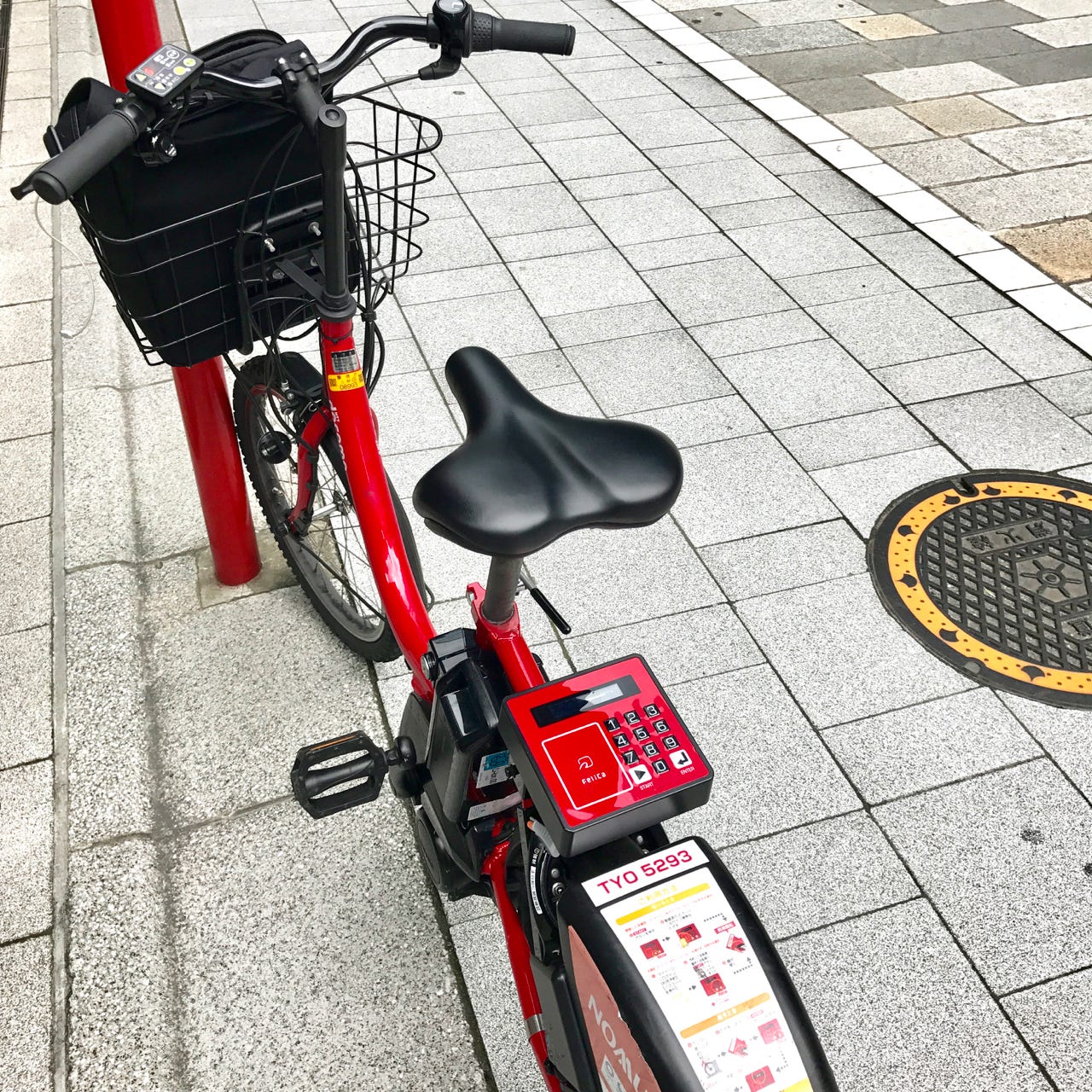 東京バイクシェアリング バッテリー確認方法