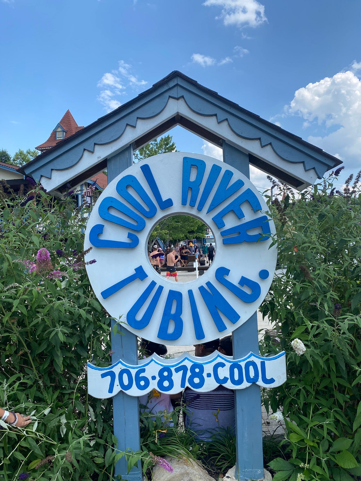 Tubing in When coming to a great place… by