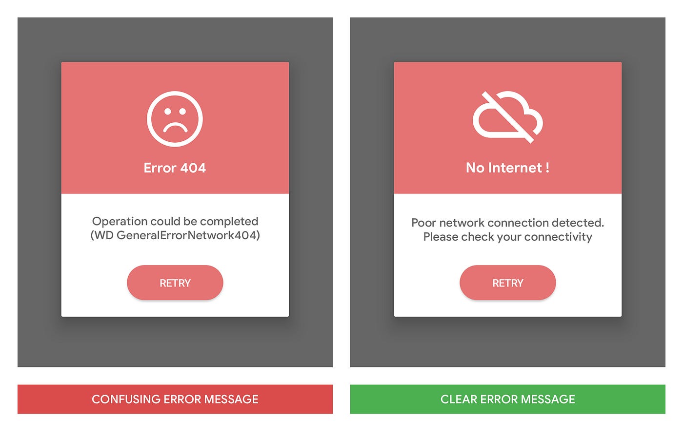 Creating Error Messages Best practice in UX Design by Vivek Kumar