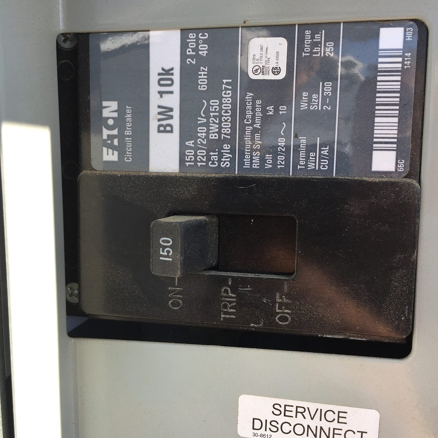 Installing a subpanel for the basement and studio by Alexander