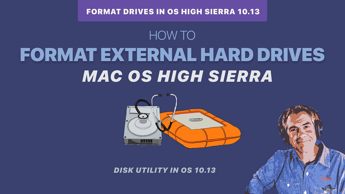 254 How To Format External Hard Drives On Macs Running OS High Sierra