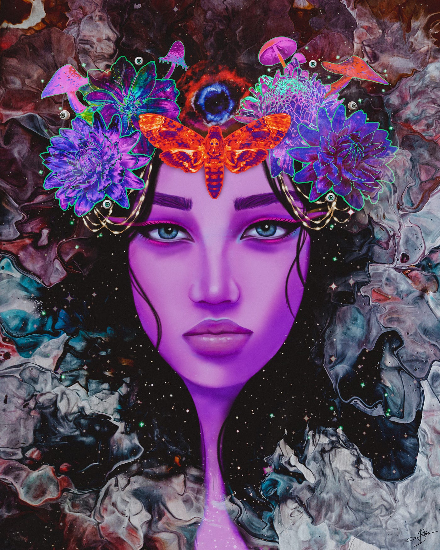 NFT Artist Spotlight Cosmic Manifest by Alexandre Lores Counter